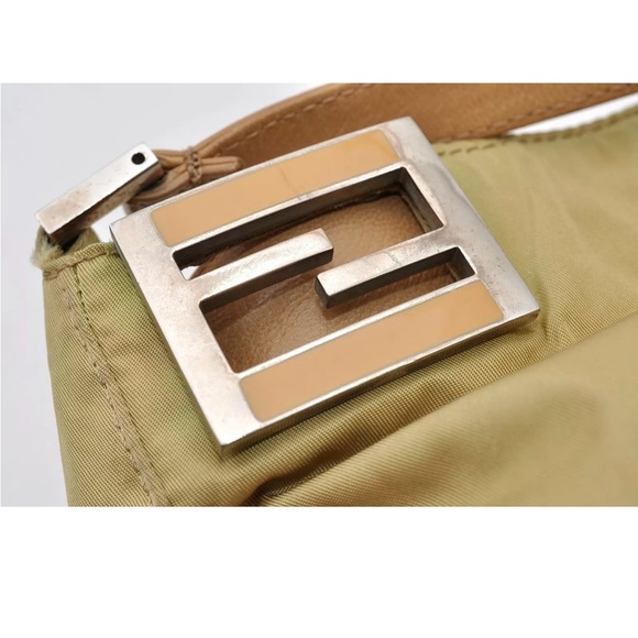 Fendi Beige Nylon Shoulder Bag - Picture 11 of 11